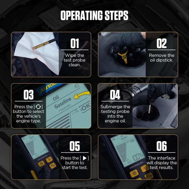 EDA008143701A_8.webp AUTOOL AS503 2.8 inch Backlit Display Car Engine Oil Tester Lubricating Oil Quality Analyzer - Image 9