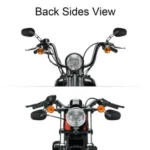 For Harley Davidson 2pcs/Set Motorcycle Modified Classic Retro Rearview Mirror Reversing Mirror - Image 5