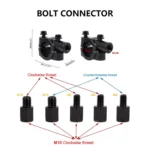 Universal ATV Round Foldable Rearview Mirror Reflective Mirror - Image 5