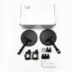 Universal ATV Round Foldable Rearview Mirror Reflective Mirror - Image 7