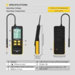 AUTOOL AS502 Digital Display Intelligent Car Brake Fluid Tester Water Content Testing - Image 9