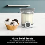 Ice Cream Jar Replacement Cream Storage Jar with Lid - Image 2