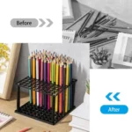 YX163 96-Hole Acrylic Paint Brush Pencils Stand - Image 5
