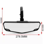 1.75-2 inch Universal Rearview Mirror Center Mirror for UTV / ATV - Image 2