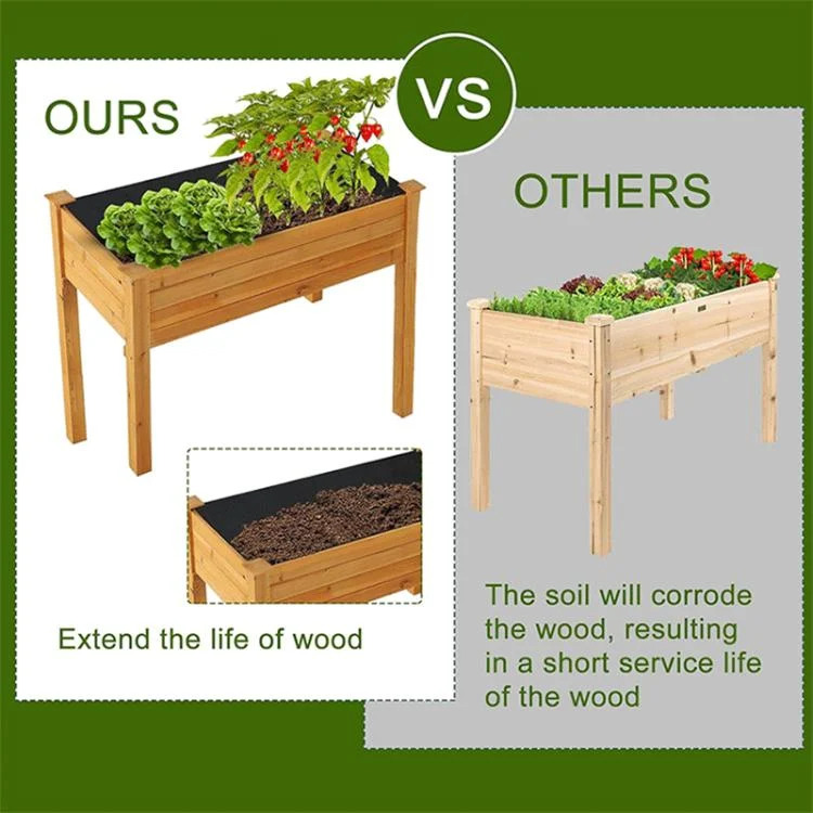 EDA008161301_3.webp Outdoor Raised Bed Planting Liners Plant Grommet Non Woven Fabric Liners - Image 4