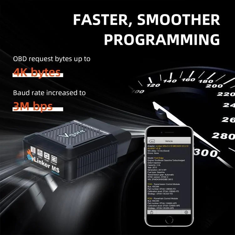 EDA008162801A_2.webp Vgate vLinker MS 12V / 24V Bluetooth Car OBD2 Scanner - Image 3