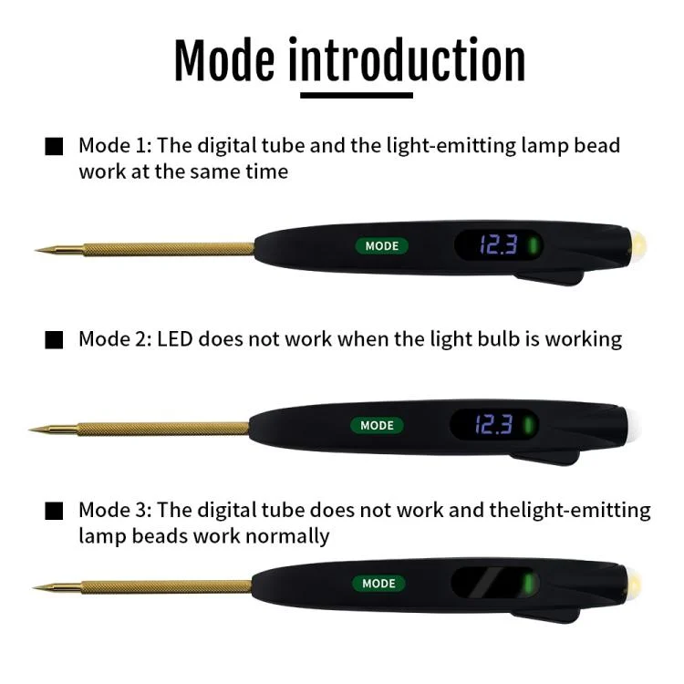 EDA0081635_8.webp Vgate VT100 Car Multifunctional Electrical Circuit Tester Voltage Probe Pen - Image 9