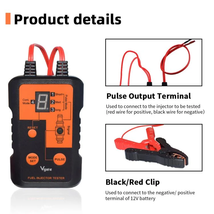 EDA0081664_2.webp Vgate VT200 12V Car Injector Tester - Image 3