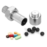Simulation Spare Tire Screw Capsule Medicine Storage Tank Pill Storage Organizer - Image 3