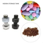 Hexagonal Washer Metal Screw Medicine Storage Tank Travel Capsule Pill Storage Box - Image 2