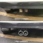 Car Modified Stainless Steel Exhaust Pipe Tail Throat - Image 2