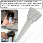 Car Oil Filter Removal Tool Universal Anti-scald Funnel - Image 6