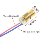 10pcs/Pack Adjustable Diode Laser Head Red Dot Laser Module - Image 5