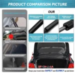 2pcs/Pack Trunk Lift Supports Struts Shocks Springs Dampers Hydraulic Lever - Image 5
