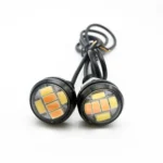 10 PCS 23mm 6LEDs SMD-5730 DC9-80V Motorcycle Eagle Eye Light - Image 2