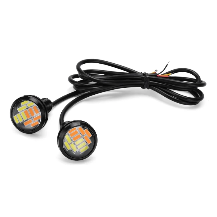EDA00819601B_1.webp 10 PCS 23mm 12LEDs SMD-4014 DC9-80V Motorcycle Eagle Eye Light - Image 2