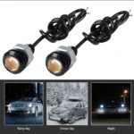 10 PCS 18mm 1.5W DC9-80V Motorcycle Eagle Eye Light Double Lens - Image 9