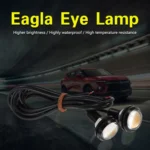 10 PCS 18mm 1.5W DC9-80V Motorcycle Eagle Eye Light Double Lens - Image 10