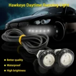 10 PCS 23mm 1.5W DC9-80V Motorcycle Eagle Eye Light Double Lens - Image 4