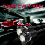 10 PCS 23mm 1.5W DC9-80V Motorcycle Eagle Eye Light Double Lens - Image 10