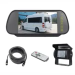 7 inch IPS HD Screen AHD Touch Button Car Reversing Rearview Camera Monitor Kit