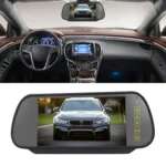 7 inch IPS HD Screen AHD Touch Button Car Reversing Rearview Camera Monitor Kit - Image 2