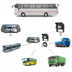 7 inch IPS HD Screen AHD Touch Button Car Reversing Rearview Camera Monitor Kit - Image 11