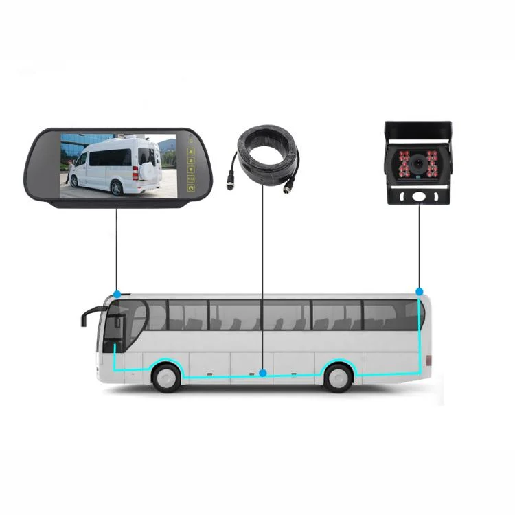 EDA008222601A_8.webp 7 inch IPS HD Screen AHD Touch Button Car Reversing Rearview Camera Monitor Kit - Image 9