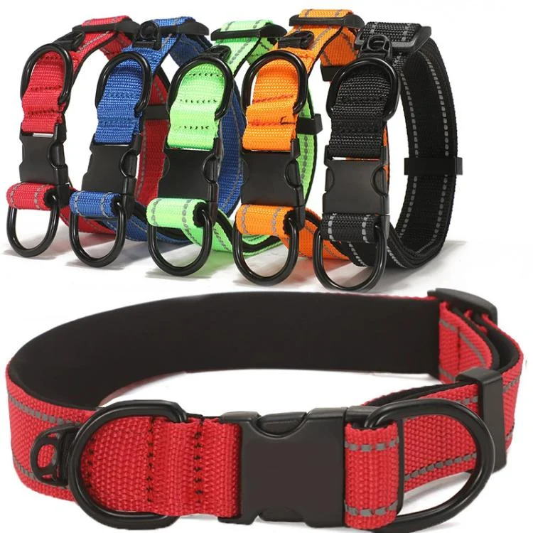 EDA0082252_B1.webp Pet Reflective Collar Waterproof Cloth Black Buckle - Image 2