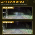 2pcs/Pack 35W 3000LM 6500K IP68 Waterproof Car LED Headlight Bulb - Image 3