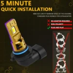 2pcs/Pack 35W 3000LM 6500K IP68 Waterproof Car LED Headlight Bulb - Image 7