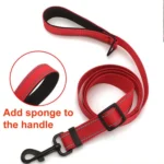Pet Reflective Collar Nylon Black Buckle - Image 7