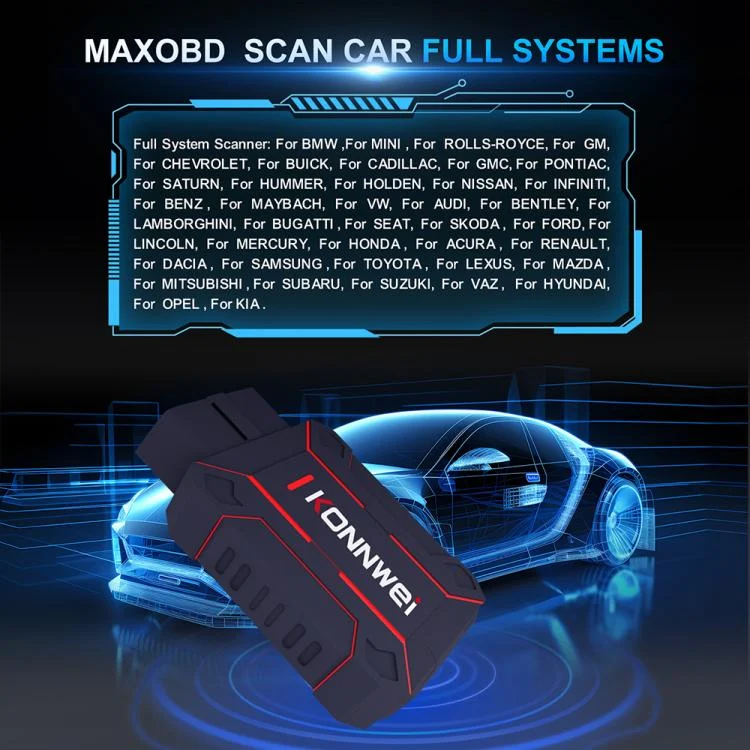 EDA008249001A_5.webp KONNWEI MAXOBD Full Car System Scanner OBD2 Diagnostic Tool Code Read - Image 6