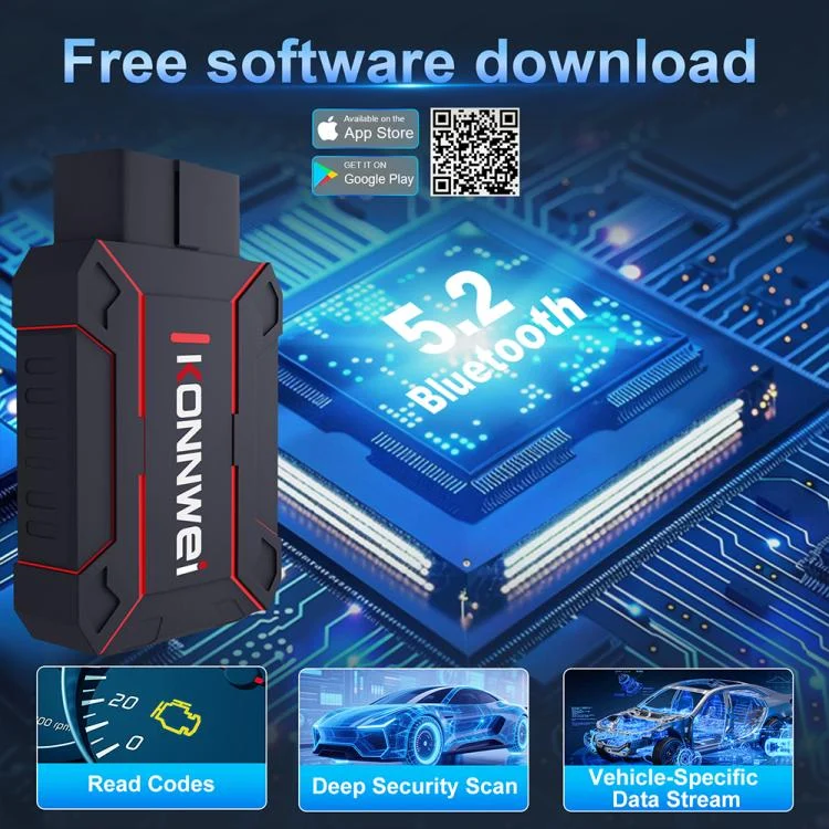 EDA008249001A_6.webp KONNWEI MAXOBD Full Car System Scanner OBD2 Diagnostic Tool Code Read - Image 7