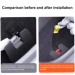 2pcs/Set For Tesla Model Y / 3 Car Rear Door Mechanical Switch Handle Extended Manual Door Release Safety Pull Rope - Image 3