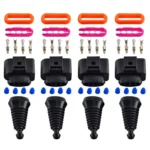 1 Set For Audi A7 3.0T 2016 Car Ignition Coil Connector Repair Kit, Small Size 1J0973704