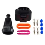 1 Set For Audi A7 3.0T 2016 Car Ignition Coil Connector Repair Kit, Small Size 1J0973704 - Image 4