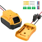 For DeWALT DCB Series 18V / 20V Lithium Battery DIY With Cable Adapter External Power Adapter Connector - Image 2