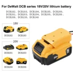 For DeWALT DCB Series 18V / 20V Lithium Battery DIY With Cable Adapter External Power Adapter Connector - Image 4