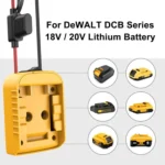 For DeWALT DCB Series 18V / 20V Lithium Battery DIY With Cable And Switch Adapter External Power Adapter Connector - Image 5