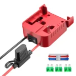 For Milwaukee 18V Lithium Battery DIY With Cable And Switch Adapter External Power Adapter Connector