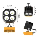 For DeWALT DCB Series 18V / 20V Lithium Battery 6500K 6000LM 40W Portable Outdoor LED Work Light - Image 2
