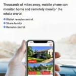 VTS02 4MP Multi-lens Panoramic Solar Surveillance PTZ Dome Camera - Image 5