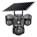 VTS29 6MP Multi-lens Panoramic Solar Surveillance PTZ Dome Camera