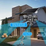 VTS29 6MP Multi-lens Panoramic Solar Surveillance PTZ Dome Camera - Image 14