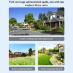 VTS29 6MP Multi-lens Panoramic Solar Surveillance PTZ Dome Camera - Image 4