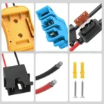 For DeWalt DCB Series 18V / 20V Lithium Battery Adapter with UPS Harness Connector - Image 4