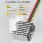 For DeWalt 20V Lithium Battery Switch Button Adapter Converter and 12V / 20A Voltage Regulator Kit - Image 2