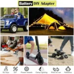 For RYOBI 18V Lithium Battery Battery Switch Button Adapter Converter With Fuses - Image 4