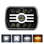 Y19 H4 7 inch Car Sun Style Square Modified Headlight for Jeep Wrangler